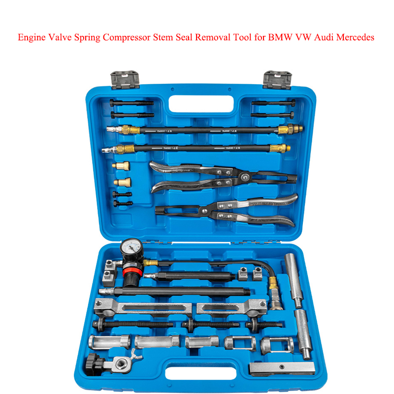 Spring Compressor Tool - Cilinderkop Service Set Gereedschapskit Ventiel Compressor