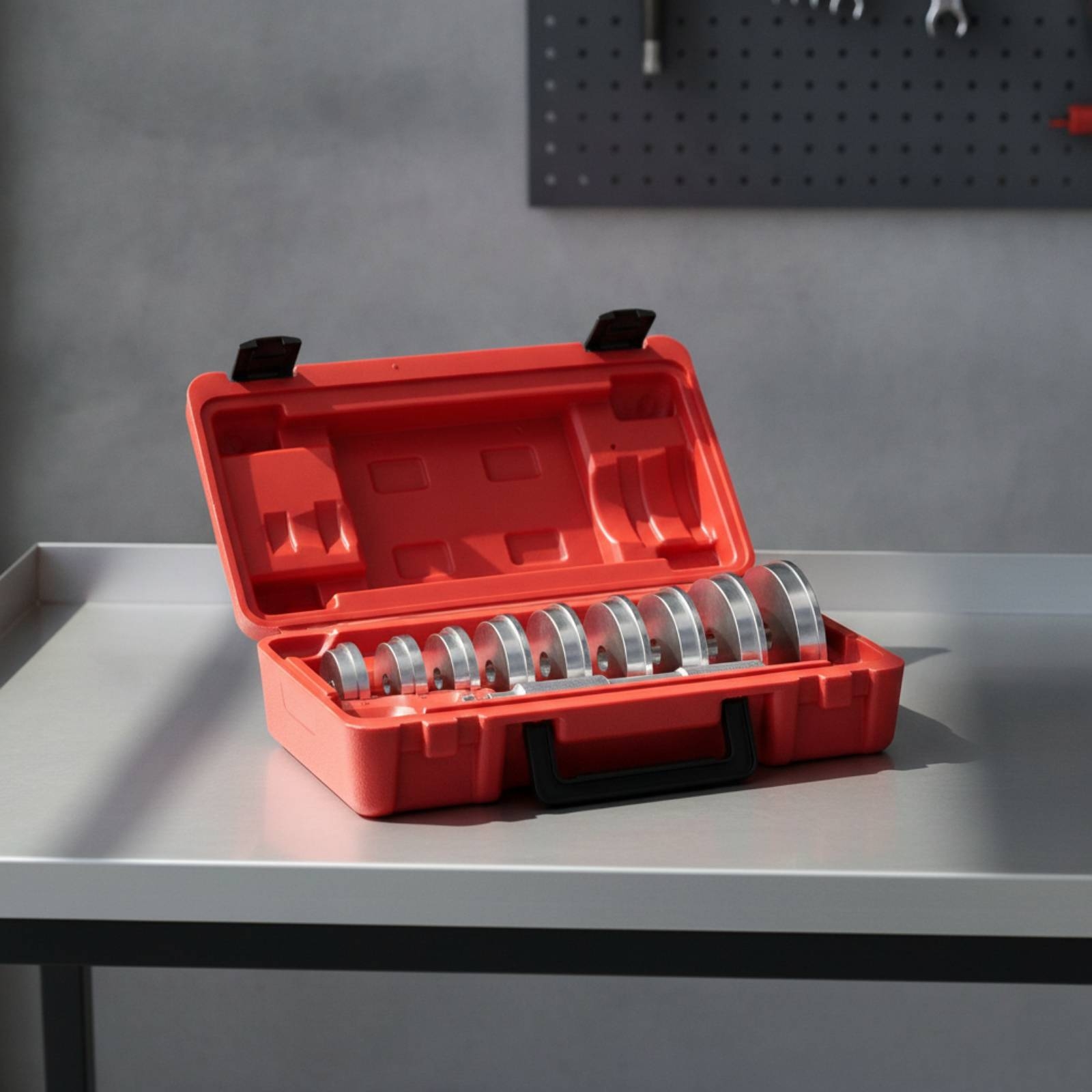 Automotive Tools - 10-delige lagergereedschapsset met koffer, autolager-verwijderingsset, draagbaar,