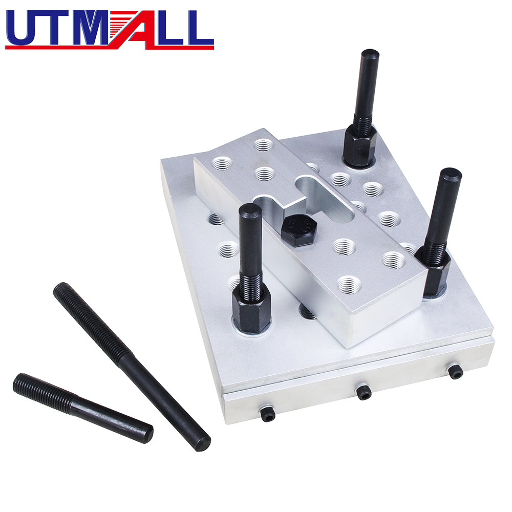 Spring Compressor Tool - Universele boormachine ondersteuningsblokplaat gereedschapsset 30 ton