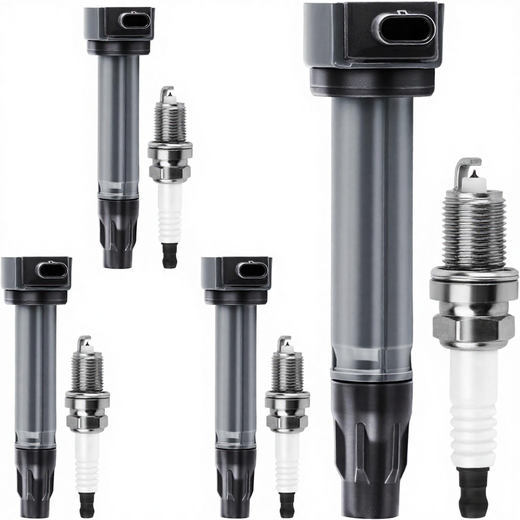 Spark Plug - UF557 Bobinepakket Iridium Bougies Set 4