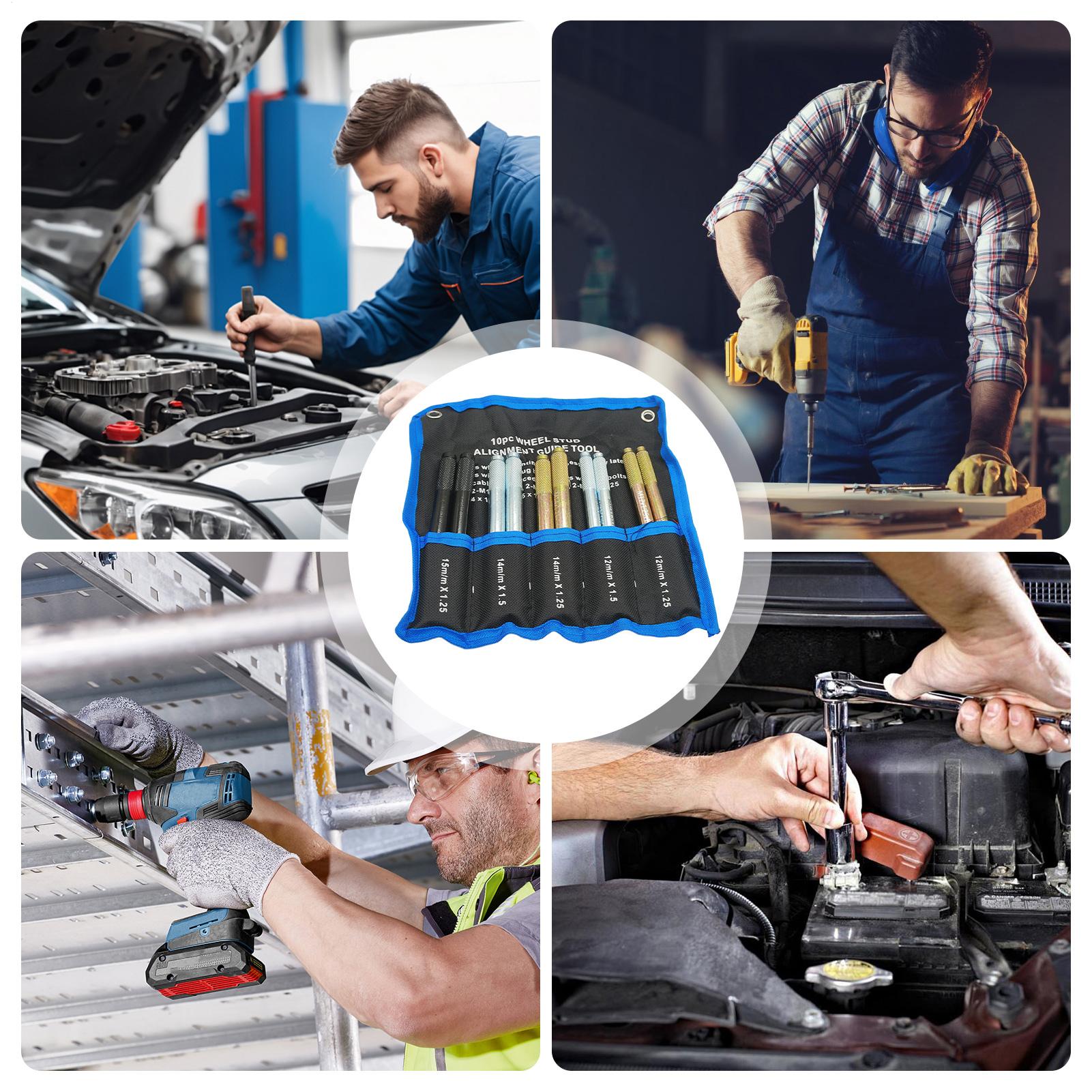 Automotive Tools - Set van 10 universele, roestbestendige, antislip