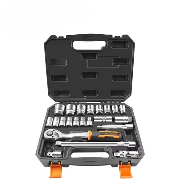 Socket Set - Industriële zware 22-delige 1/2 inch ratelset