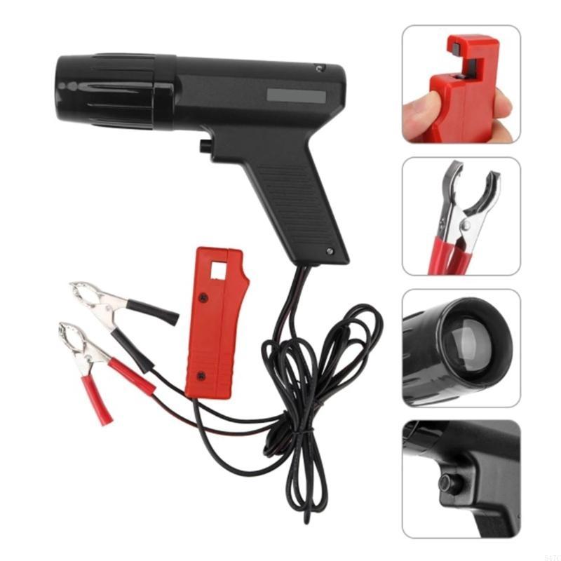 Timing Light Gun - 547C Multifunctionele ontstekingsstiming Checker Stelindicator Geschikt