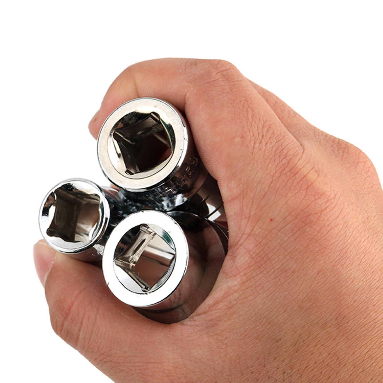 Car Repair Tools - Dopsleutelset Universeel Multifunctioneel Draagbaar Gereedschap Auto