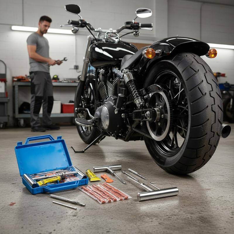 Car Repair Tools - Autobandenreparatieset, heavy-duty noodreparatieset voor lekke banden