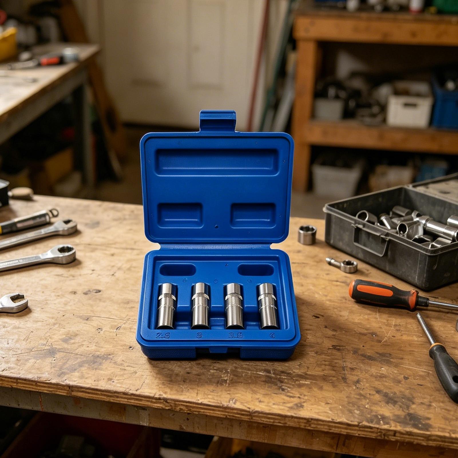 Socket Set - Bouttrekker Set 4 Stuks 1/4 Inch
