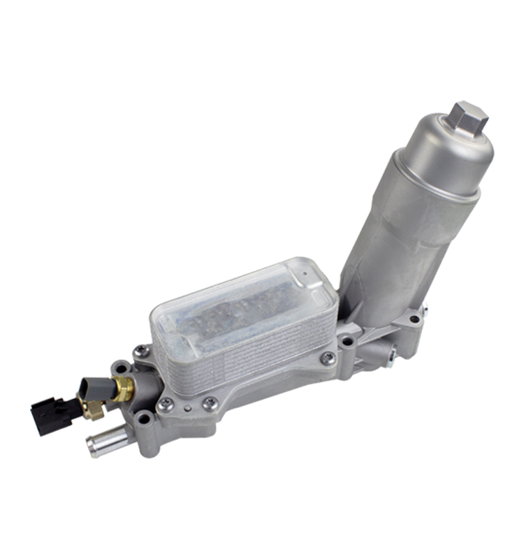 Oil Filter - Aluminium oliekoeler filterbehuizingdop voor 11-16 Dodge