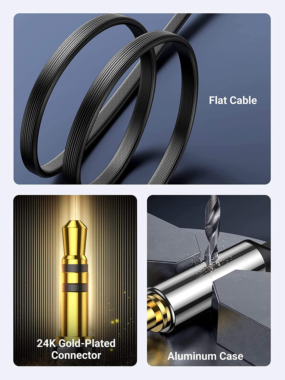UGREEN Aux-kabel Auto 3,5 mm j - Car Jack recensie en prijs