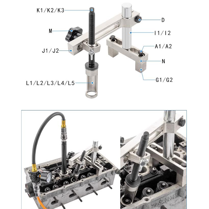 Cilinderkop Service Set Gereed - Spring Compressor Tool recensie en prijs