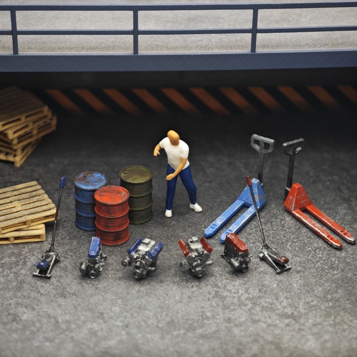 1:64 automodel reparatiewerkpl - Car Jack recensie en prijs