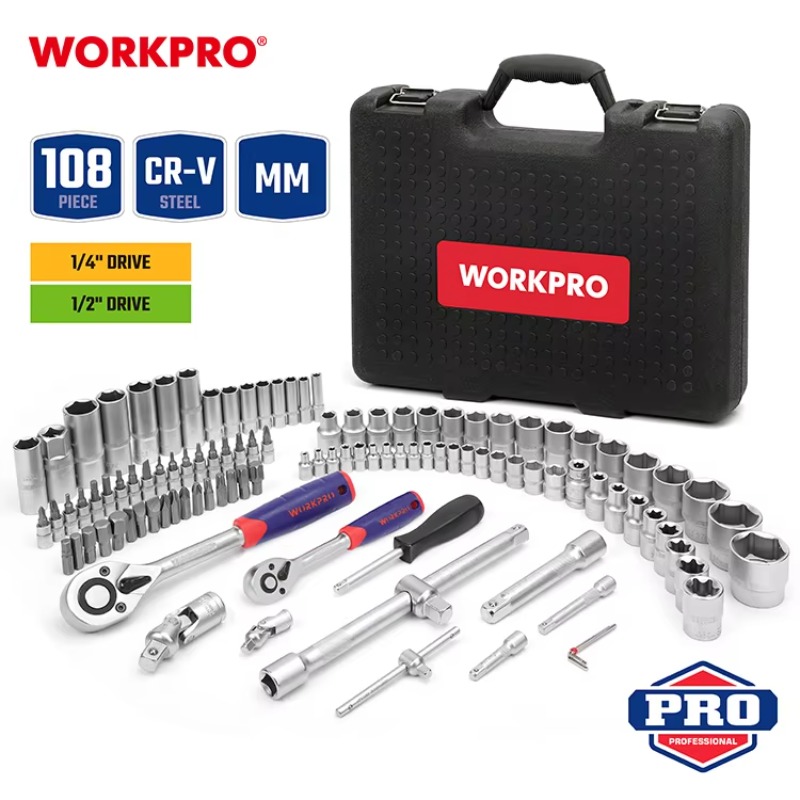 108-delige professionele mecha - Socket Set recensie en prijs