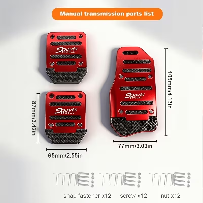2/3PCS Auto Pedaal Cover Set H - Brake Pad Set recensie en prijs