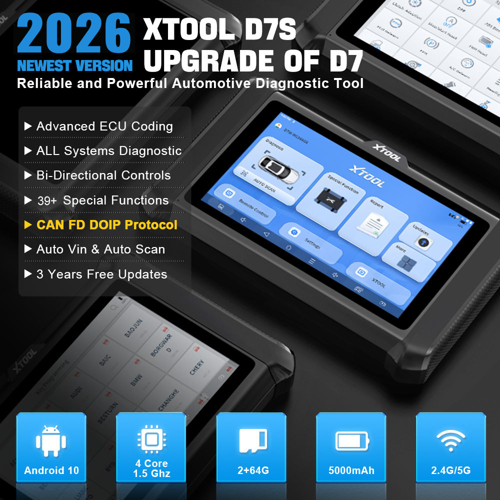 USA Warehouse XTOOL D7S Auto E - Car Diagnostic Tool recensie en prijs