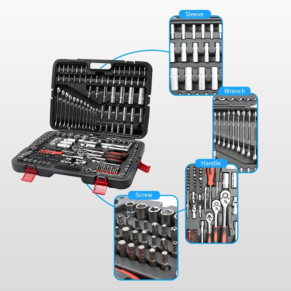 215-delige mechanische gereeds - Socket Set recensie en prijs