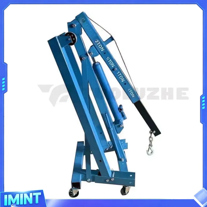 2-tons opvouwbare blauwe auto- - Car Lift recensie en prijs