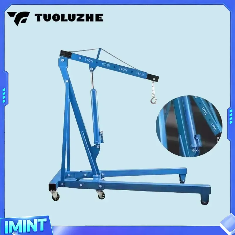 2-tons opvouwbare blauwe auto- - Car Lift recensie en prijs